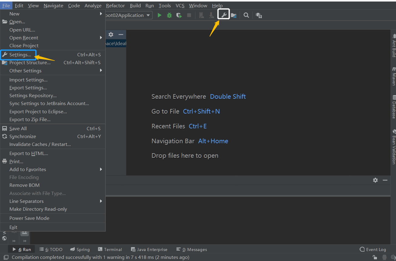 SpringBoot项目在IntelliJ IDEA中配置热部署1.png